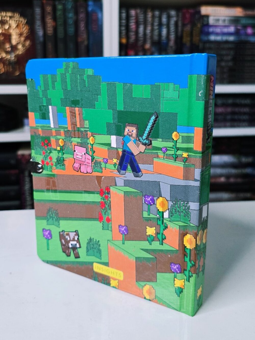MINECRAFT Mobs Glow-in-the-Dark Lock & Key Notebook - Picture 3 of 8